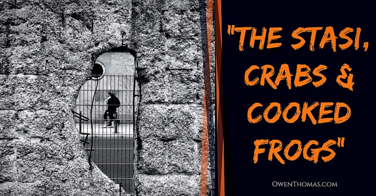 Read more about the article The Stasi, Crabs & Cooked Frogs